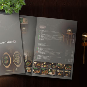 Creation print menu Kimm